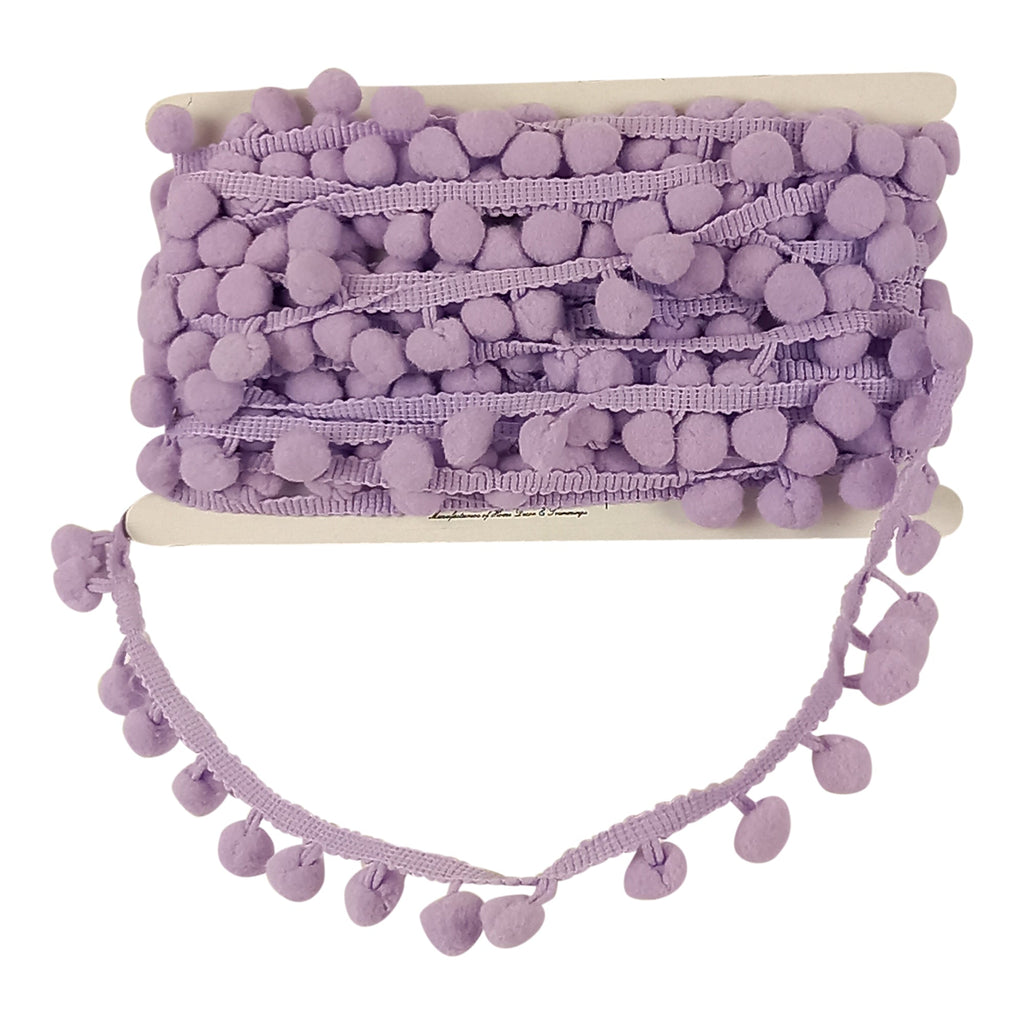 5/8-inch Pompom Trim – 10 Yard Roll | 22 colors