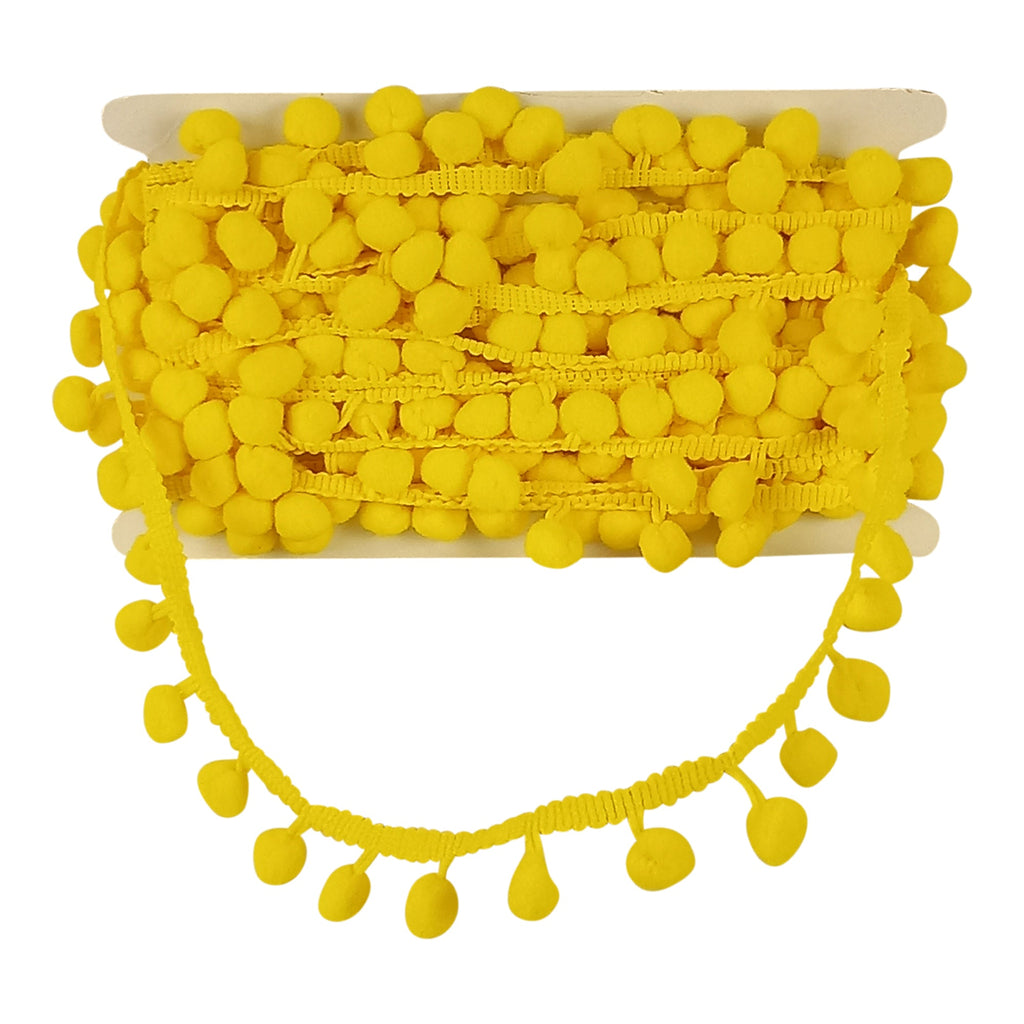 5/8-inch Pompom Trim – 10 Yard Roll | 22 colors