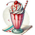 50s Diner Fabric Panel 5