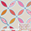 Made Easy Tobacco Leaf Cheater Pearl 44"/45" Fabric per Yard