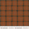 Proper Plaid Currant Cotton 43/44 Fabric Per Yard