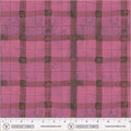 Beetroot Plaid Cotton 43/44 Fabric Per Yard