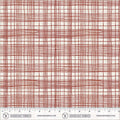 String Theory Plaid Pomegranate Cotton 43/44 Fabric Per Yard