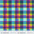 Winding Road Summer Plaid Multi Cotton 44"/45" Fabric Per Yard