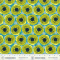 Winding Road Bouquet Grass Green Cotton 44"/45" Fabric Per Yard