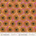 Winding Road Bouquet Golden Cotton 44"/45" Fabric Per Yard