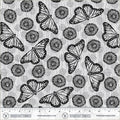 Winding Road Flight White Black Cotton 44"/45" Fabric Per Yard