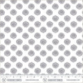 Winding Road Lotus White Grey Cotton 44"/45" Fabric Per Yard
