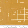 All Star Field Prep Gold 44"/45" Fabric Per Yard