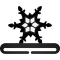 6 inch Snowflake Hanger