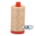 6001 Light Caramel Aurifil Cotton 50wt Large Spool