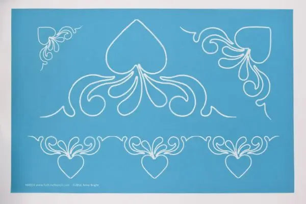 60014 Hippy 9", 6", 3" Stencil