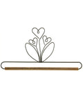 6in Bouquet with  Dowel Gray
