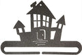 6in Haunted House Split Bottom Charcoal