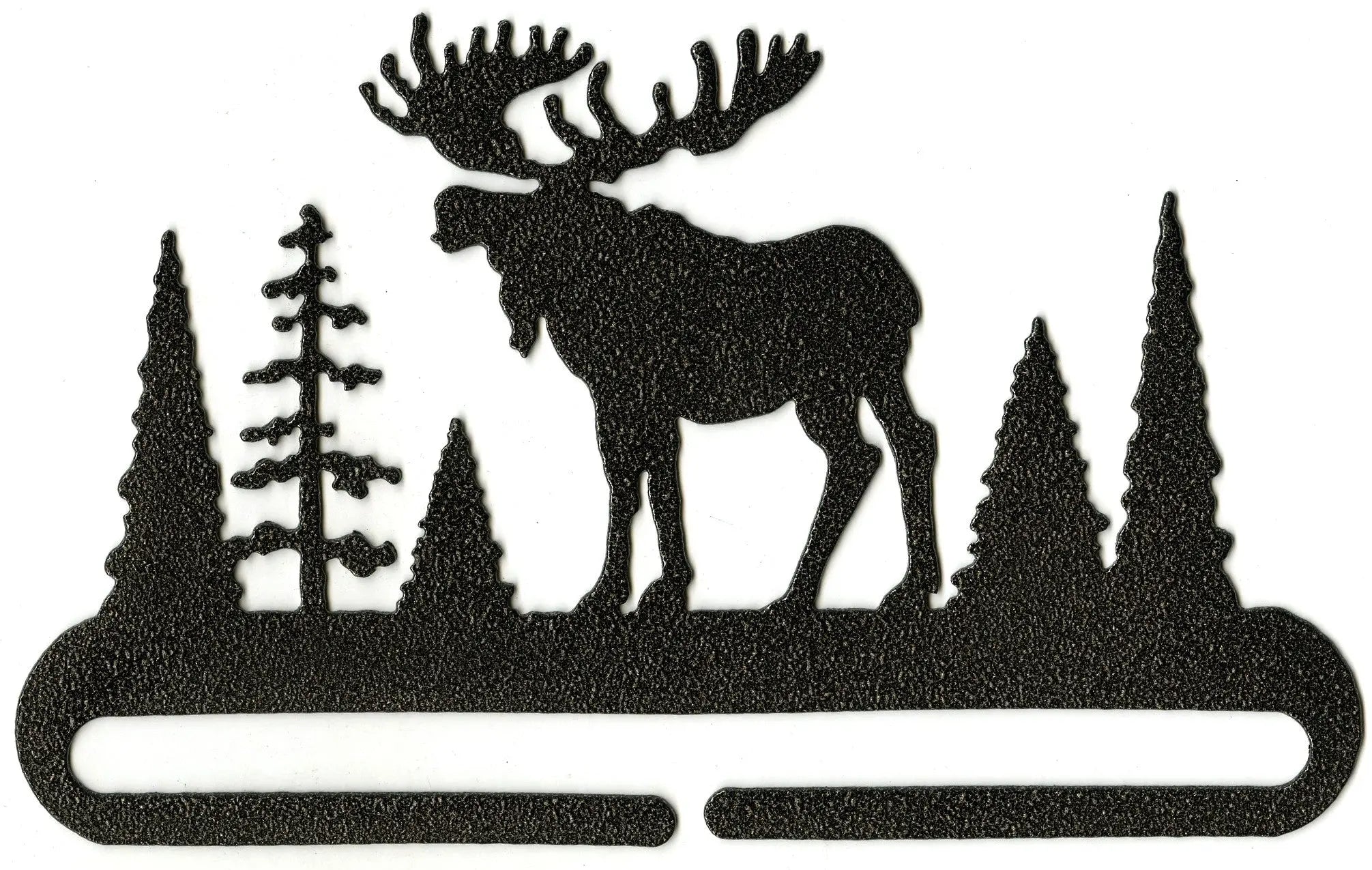 6in Split Bottom Holder Alaska Moose Charcoal