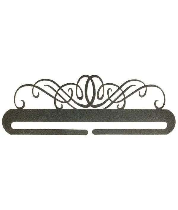 6in Windy Scroll Split Bottom Charcoal