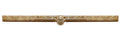 7-1/2in Wallet Clasp Embossed Yellow Gold