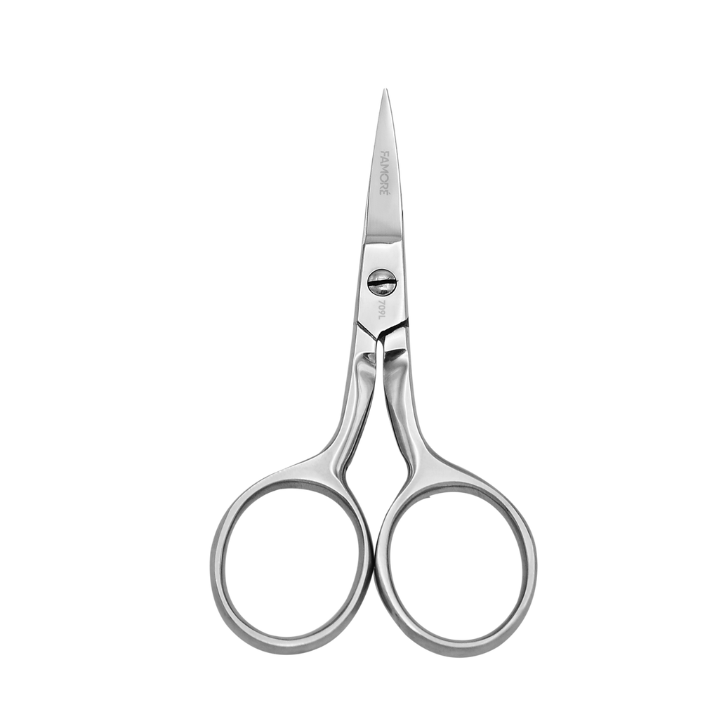 709L - Large Ring Left Hand, Curved Fine Point Scissors(4in)