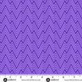 Perfect Day Zigziig Purple Cotton 44"/45" Fabric Per Yard