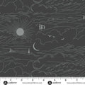Shadow Alison Glass Dwell Gray Wideback Cotton Fabric Per Yard