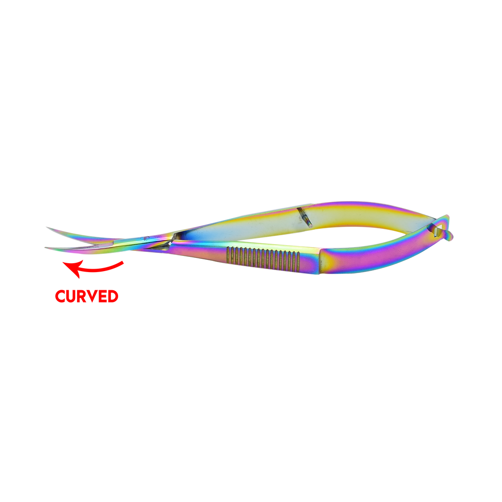 738T - EZ Snip Micro Serrated Titanium Coated Curved Blade