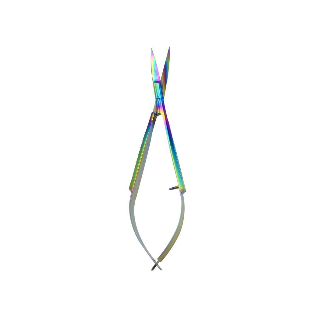 738T - EZ Snip Micro Serrated Titanium Coated Curved Blade