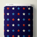 8-Bit Stars Navy Pop Stars QC Cotton 44/45 Fabric Per Yard