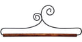8in Double Scroll Holder With Dowel