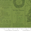 Holiday Cheer Mistletoe North Pole News 44"/45" Cotton Fabric Per Yard