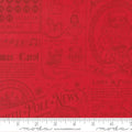 Holiday Cheer Poinsettia North Pole News 44"/45" Cotton Fabric Per Yard