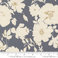 Dark Blue Arabesque Dusk 108" Cotton Wideback Fabric Per Yard