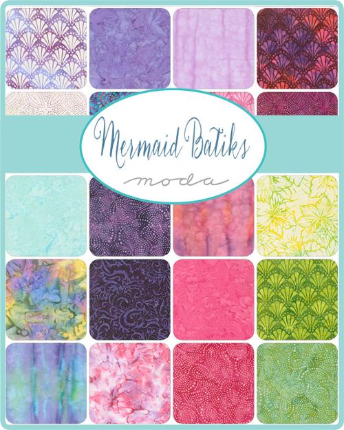 Mermaid Batiks AB 26 skus Moda Precuts