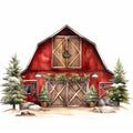 A Country Christmas Fabric Panel 10