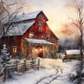 A Country Christmas Fabric Panel 33