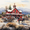A Country Christmas Fabric Panel 47