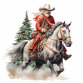 A Country Christmas Fabric Panel 55