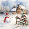 A Country Christmas Fabric Panel 67