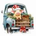 A Country Christmas Fabric Panel 93