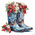A Country Christmas Fabric Panel 96