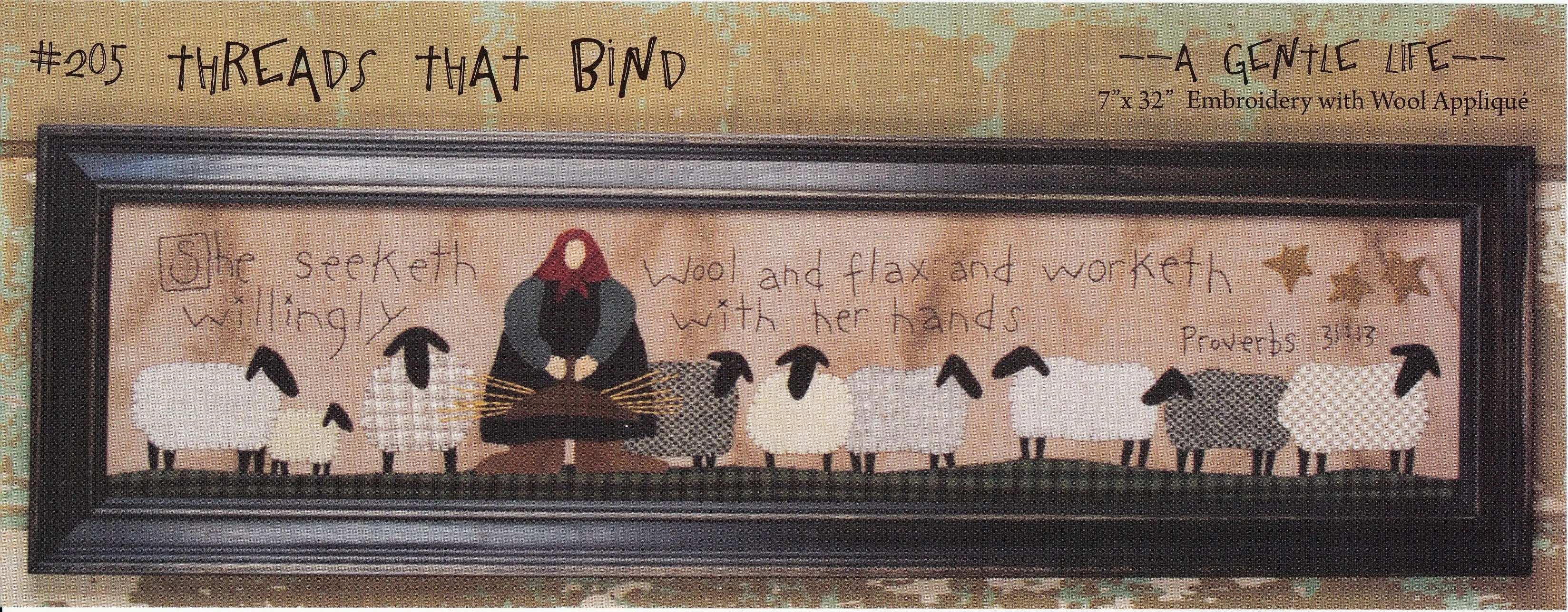 A Gentle Life Embroidery & Wool Applique