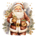 A Golden Christmas Fabric Panel 43
