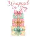 A Pink Christmas Fabric Panel 10