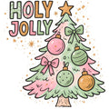 A Pink Christmas Fabric Panel 29