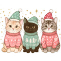 A Pink Christmas Fabric Panel 4