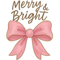 A Pink Christmas Fabric Panel 7