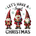 A Plaid Christmas Fabric Panel 12