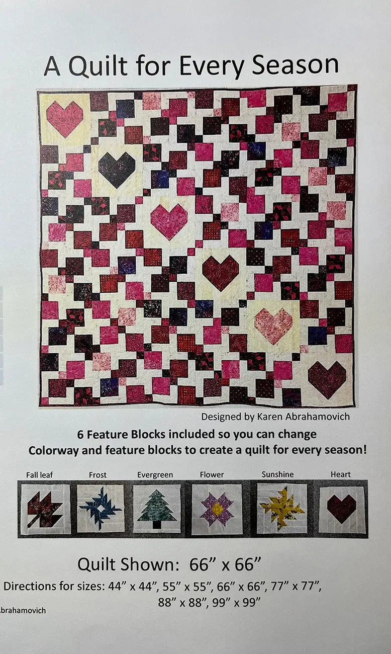A Quilt for Every Season Quilt Pattern