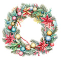 A Retro Christmas Fabric Panel 19