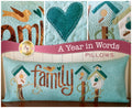 A Year In Words - Family Pillow - March