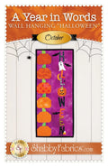 A Year in Words Wall Hanging Halloween October